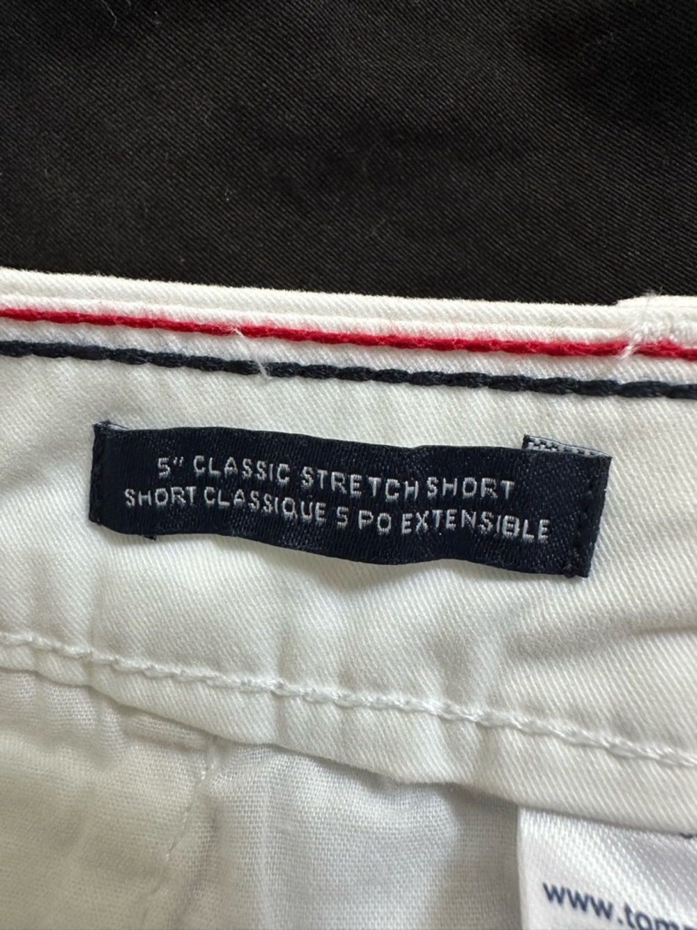 Tommy Hilfiger Classic Stretch Women's Shorts Lot of 2 Black White Size 0 Preppy - Picture 5 of 13